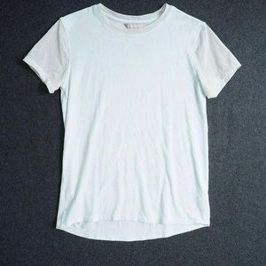 Athleta Cloudlight hybrid mesh tee